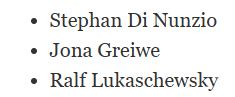 bild mit den drei namen des vereinsvorstands